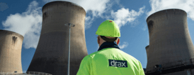 Drax employee at power station.